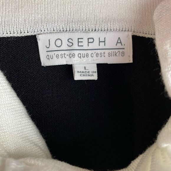 Joseph A. Mock Neck Sweater Top Size L EUC - Picture 7 of 8